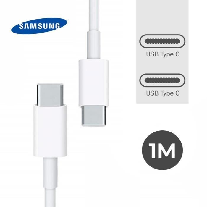 Chargeur Secteur - Samsung - 25W - Ultra Rapide - USB-C - Blanc