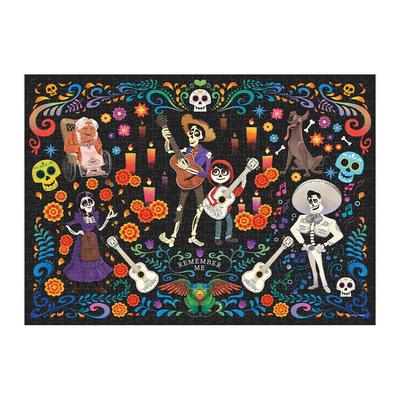 Tenyo In Jigsaw Puzzle Disney with and Service Card (Tenyo) [Made Japan] 500-Piece "Remember Me" (35x49cm) D-500-691 Glue, Spatula,