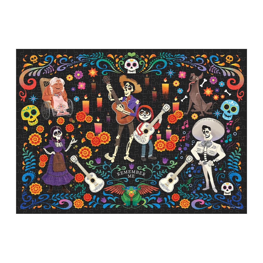 

Tenyo в пазле Disney My My Music с лопаткой и сервисной картой [Сделано в Японии] 500 деталей Мечты, (Запомнить меня) (35x49см) Клей D-500-691,