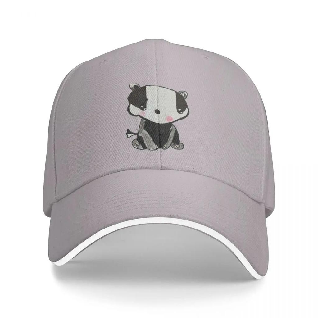 Badger - Cute Cartoon Kid DrawingCap Baseball Cap summer hat New In The Hat Designer Hat Boy Child Women's