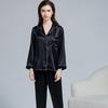 Women's Silk Pajama Set: Long Sleeve Two-Piece, 100% Mulberry Silk, Versatile for Home or Outdoors, Spring/Summer Style