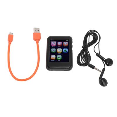 1,5 Zoll Tragbarer MP3-Player Kapazitive Touch-Steuerung KI Rauschunterdrückung Verlustfreier HiFi-Sound Multifunktionaler MP3-Player