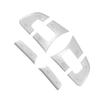 6pcs Steering Wheel Control Button Decoration Trims Compatible with For Passat B7 B8 and For JETTA for Left Hand Drive Cars