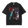 Devil May Cry 3: Dante's Awakening Vintage-Wash Graphic T-Shirt: Double-Sided Design Featuring Dante Character Art & Game Title