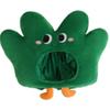 Novel Funny Little Grass Headgear Plush Little Grass Hat Cartoon Plant Headgear Hat Photography Props for Women Men