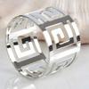Minimalist Gold Hollow Napkin Ring for Wedding Banquet Decor
