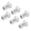 50pcs Knurled Design Threaded Insert Nuts Flat Head Rivet Nut Inserts  Industrial Use