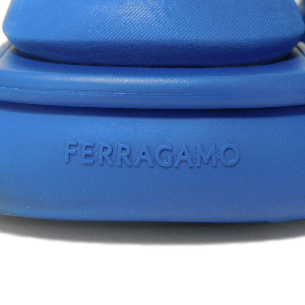 Used 9896 NIMA KNIT Low Tops 021285 7896 New Logo 6 Shark Sole 9.6" Gancini Fabric Blue Men's from Japan AUTHENTIC