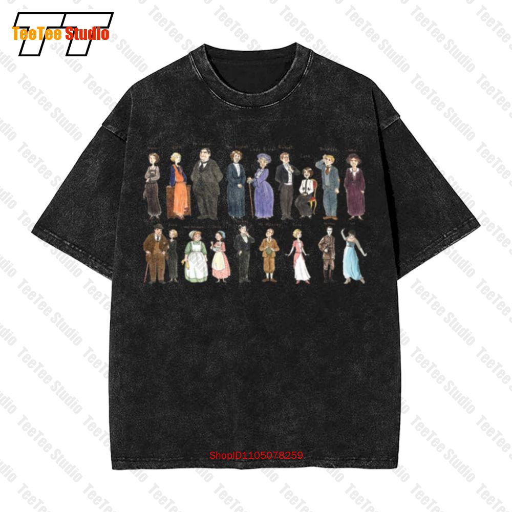Downton Abbey Characters Vintage Oversized TShirt TGEC S