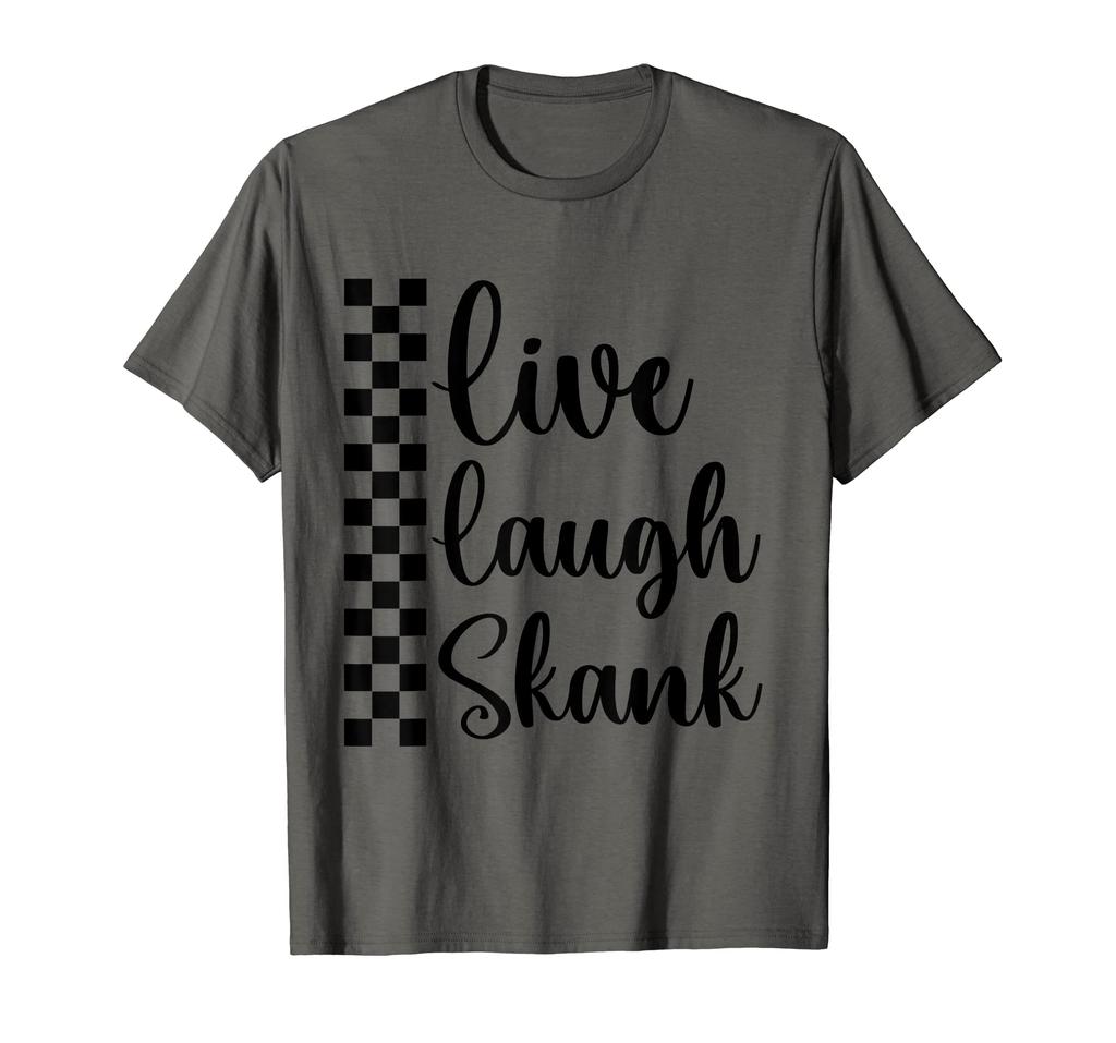 Two-tone Ska Live Laugh Skank T-shirt