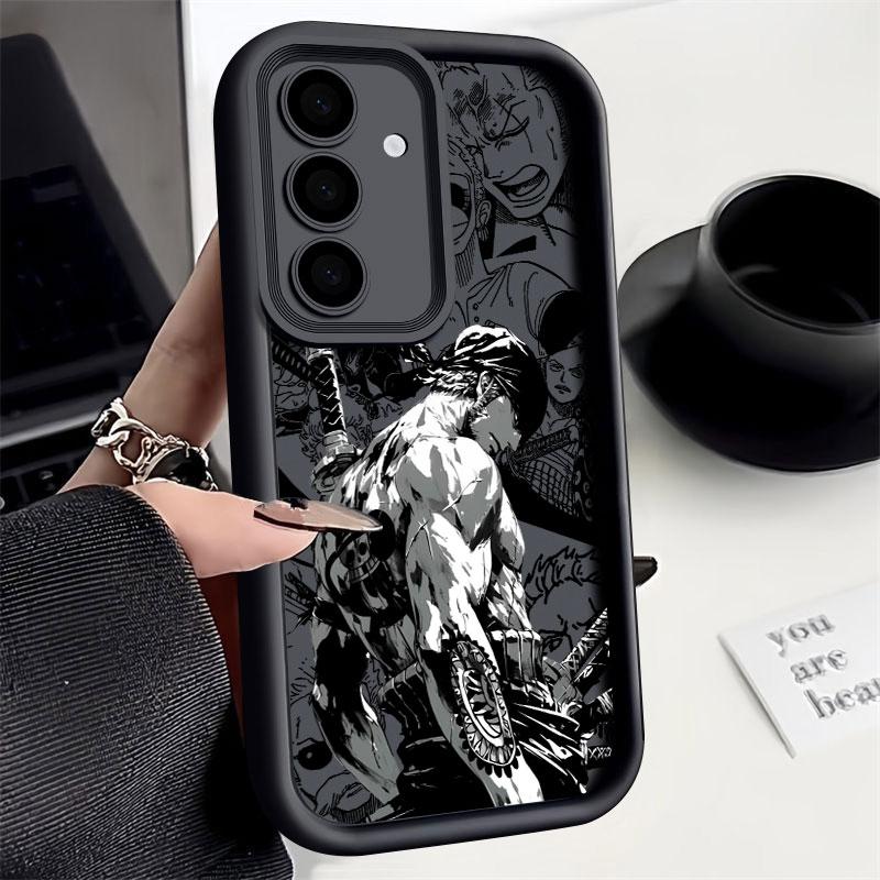 

Чехол для телефона с изображением Зоро из One Piece для Samsung S26 S25 S24 S23 S21 S20 Ultra Для Galaxy S25 S24 FE S26 Plus Силиконовый чехол Galaxy S20