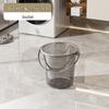 ZISIZ Large Transparent Portable Plastic Bucket