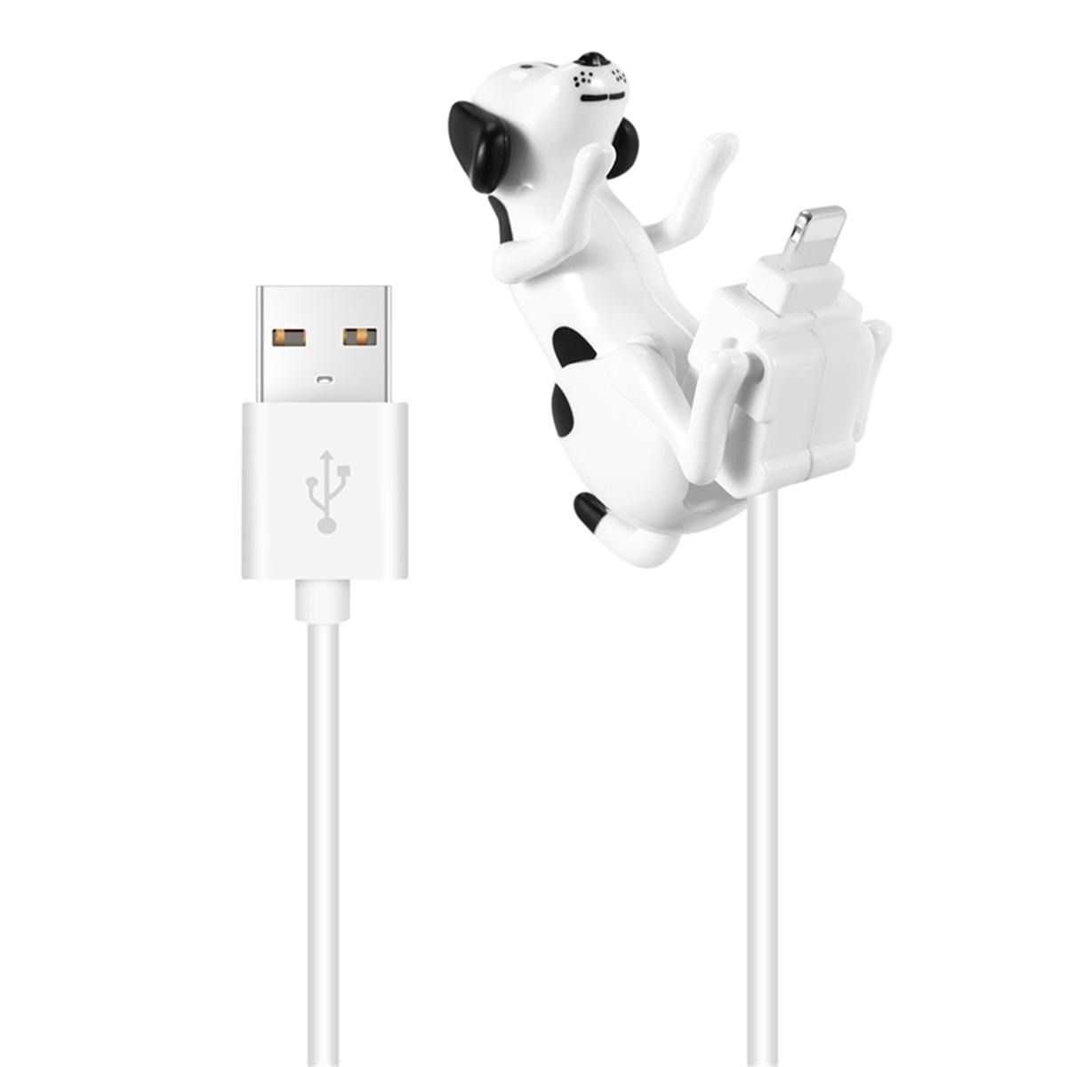 

AA58 USB-кабель Забавный Хлопающий Собака Зарядное устройство для iPhone 13/12/11 и других, Движущаяся Пятнистая Собака Быстрое Зарядное устройство USB-кабель China Mainland
