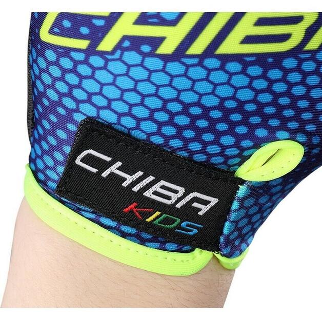 Велосипедные перчатки Chiba (синий/жёлтый)