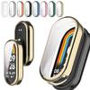 Pārklāts TPU maciņš Xiaomi Mi band 9 10 viedajai aprocei, ekrāna aizsargstikla vāciņš Xiaomi Band 9 maciņam