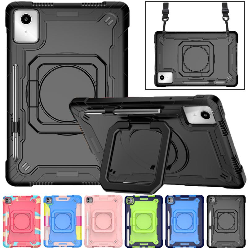 Per Lenovo Idea Tab M11 Xiaoxin Pad 11 Pollici 2025 TB336FU/ZU TB335FC TB330FU Supporto con Anello di Tiraggio Custodia per Tablet Antiurto Armatura Funda