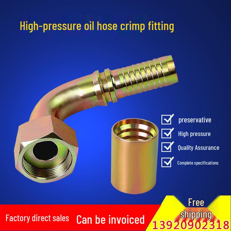 Hochdruck-Hydraulikschlauch und Bördelverschraubungen - Crimp-, Gewindereduzierstücke, Stahlgewebe-Gummi-Optionen.