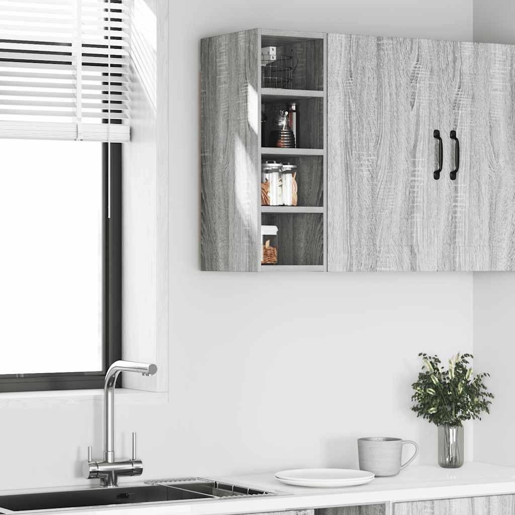 Wall Cabinet, Sonoma Oak Grey, 20X29.5X60 Cm