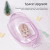 Transparent View Hamster Bathtub Large Space Hamster Sand Bathroom  for Hamster Squirrel Gerbille