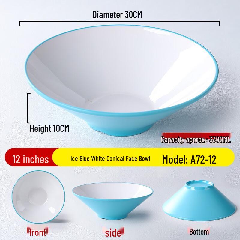 Nordic Style Melamine Noodle Bowl