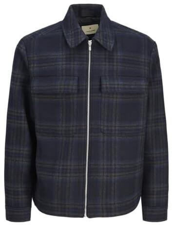 Зимняя куртка Jack & Jones Jprblurussel Wool Blend Jacket Sn (12259393) dark navy