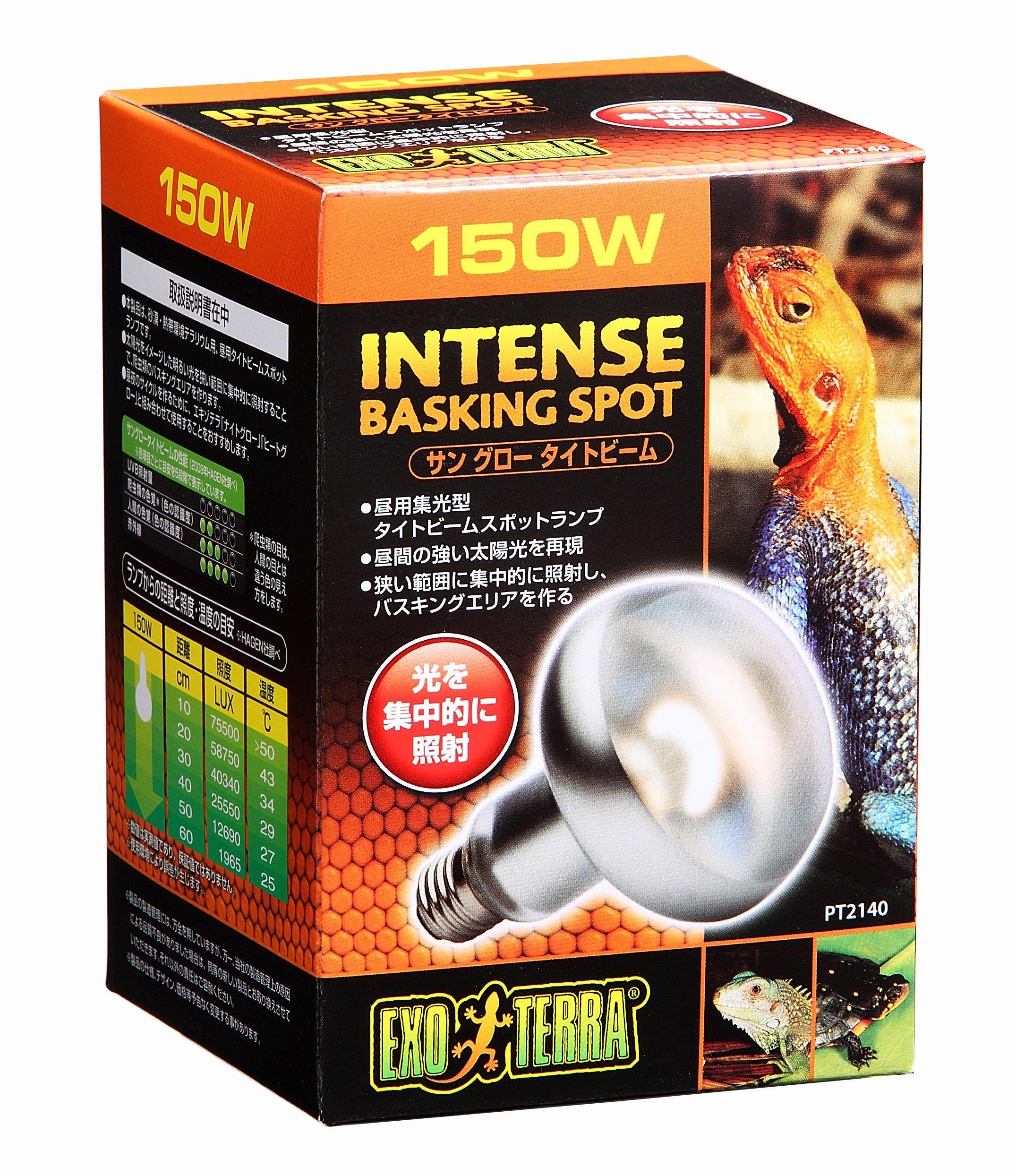 

GEX EXOTERRA Sun Glow Узкий луч Лампа для обогрева Дневной концентрированный свет для пустынных и тропических дневных узкий луч точечного типа, 150 Вт, PT2140,