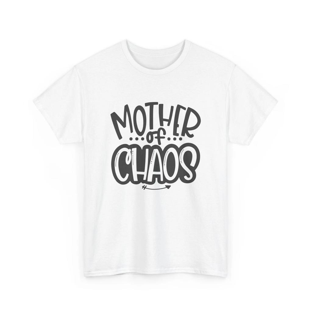 Mother Of Chaos Funny Graphic T Shirt Unisex Heavy Cotton Tee