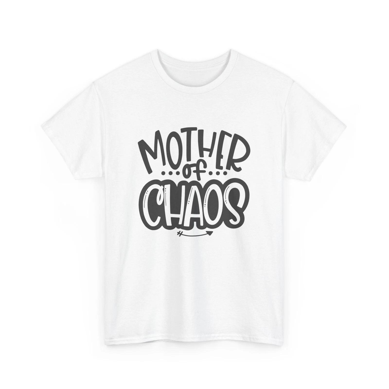 Mother Of Chaos Funny Graphic T Shirt Unisex Heavy Cotton Tee 3XL