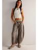 2026 Cross-Border European & American Women's Washed Denim Wide-Leg Pants, Mid-Low Waist, Fashion Casual Style