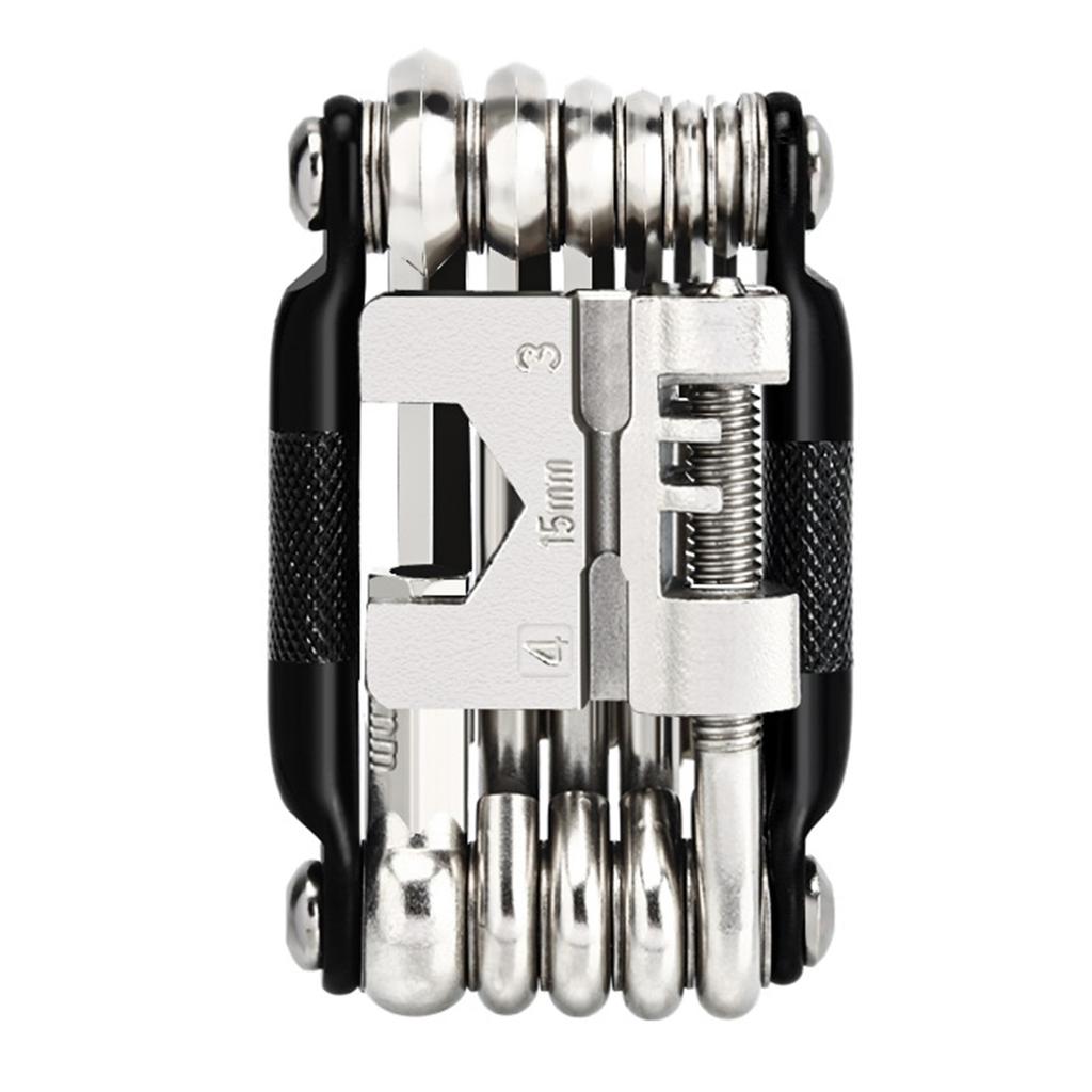 Bicycles Maintenance Multitool 16 In 1 Bikes Repair Wrench Pocket Multifunctional Steel Bicycles Toolset Folding Wrench