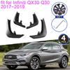 Mudguards For Infiniti QX30 2016 2017~ Accessories 2018 Fender Front Rear Wheels Mud Flaps Guards Anti-Splash Car
