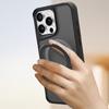 For iPhone 14 Pro Max Magnetic Case PC+TPU Ring Kickstand Phone Cover