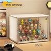Containerisierte Designs Acryl-Organizer für Sammlerfiguren und Blindboxen Hochauflösende transparente Miniatur-Vitrine