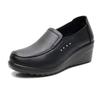Anti-slip Single New Style Women's Platform Shoes Leather Shoes