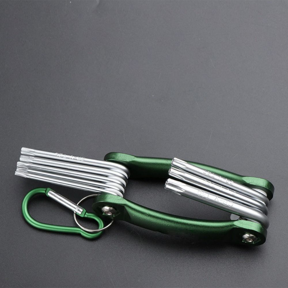 Metric Allen Key Folding Tool Collapsible Design Portable Tool Hexagonal Wrench Set  E-Scooter
