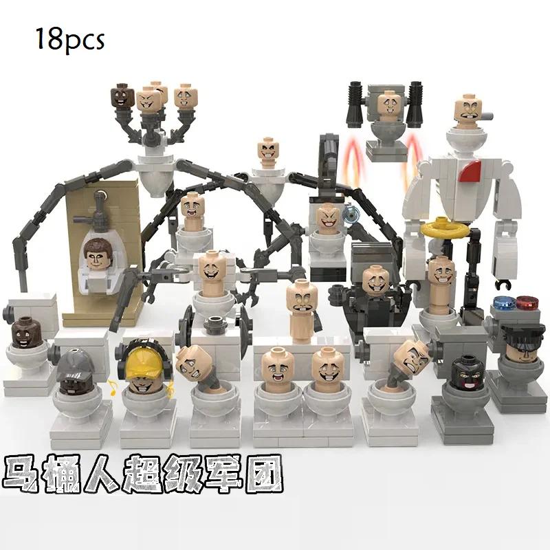 2023 Skibidi Toilet Man VS Monitor Blocchi da Costruzione Camerman Titan Speakerman Giocattolo Fai da Te Set di Figure Speakerman per Bambini Regalo