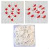 50 Pcs Knitting Crochet Locking Stitch Markers DIY Craft Plastic Safety Pins Needle Clip Counter