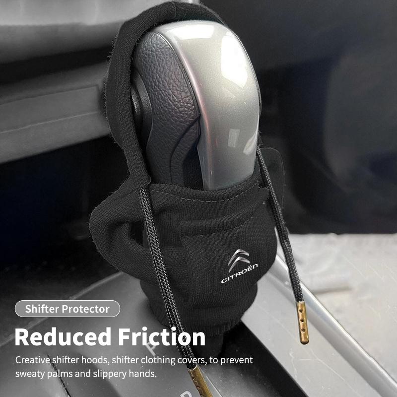 Car Shifter Hooded Sleeve Shift Knob Protective Cover Auto Accessories For Citroen Aircross C4 C3 C5 C1 C2 Berlingo Celysee