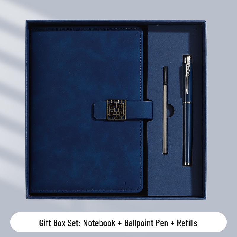 A5 Business Office Snap Button Notebook with Custom LOGO for Meetings