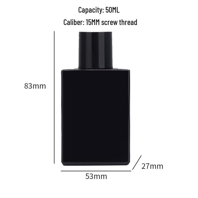High-Quality Bayonet Glass Perfume Bottle with Thickened Design and Press Spray