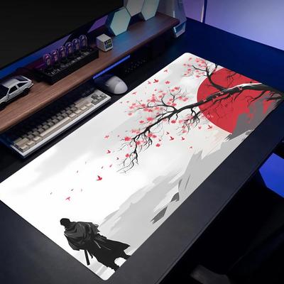 Samurai Desk Mats Gaming Mats Mousepad Gamer Offices Accessories Mouse Mat Playmat Mouse Carpet Desk Pad Rug Set Up X