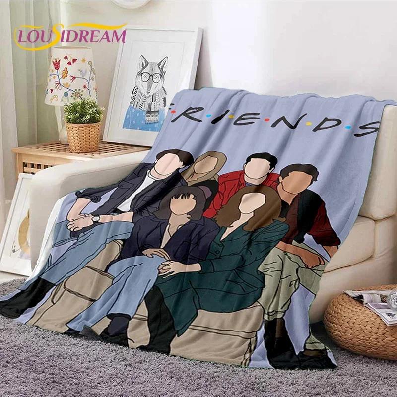 Latest Friends Classics TV 3D Soft Flannel Blankets,Throw Blanket Comfortable Blanket for Picnic Beds Sofa Home Bedroom Gift Kid