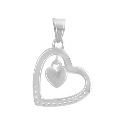 Silver Pendant with Cubic Zirkonia (2138983)