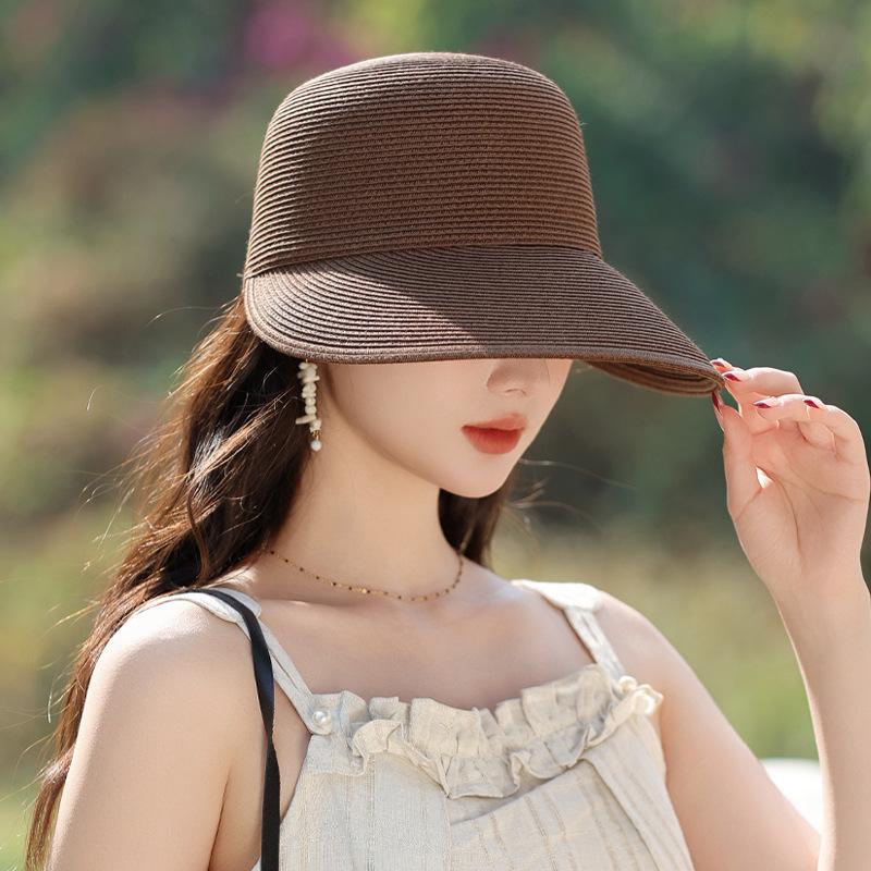 Summer new hat women's beach travel vacation raffia straw hat straw sun hat sun hat