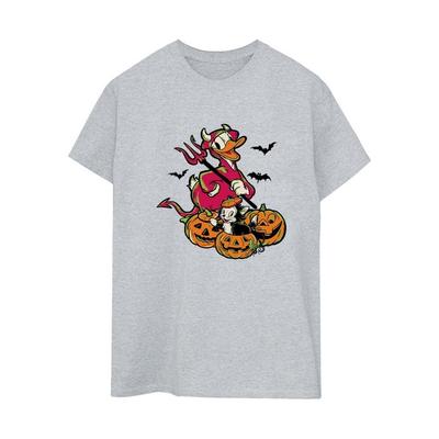 Womens/Ladies Devil Cotton Boyfriend T-Shirt