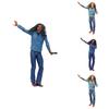 18cm PVC Bob Marley Sänger Figur Sammlerstück Spielzeug Mikrofon haltendes Modell Puppe