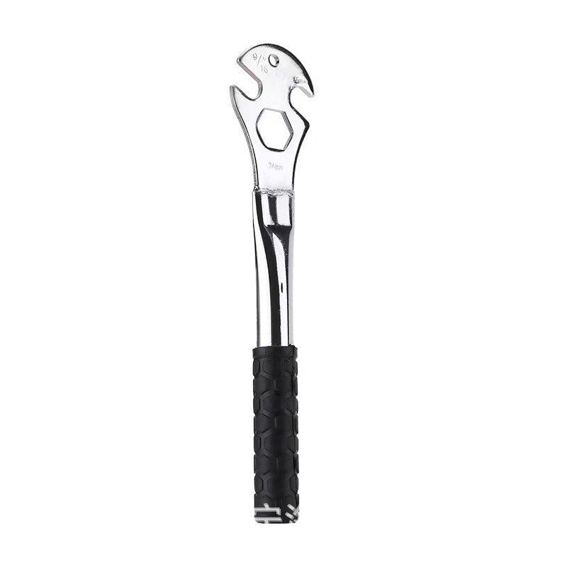 Bicycle Multi-Tool: Bottom Bracket, Freewheel, Derailleur Hanger, Chain Wrench - 3-in-1 Maintenance Tool