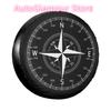 White Compass Spare Tire Cover for Jeep Pajero Nautical Direction Car Wheel Protectors Accessories 14" 15" 16" 17" Inch