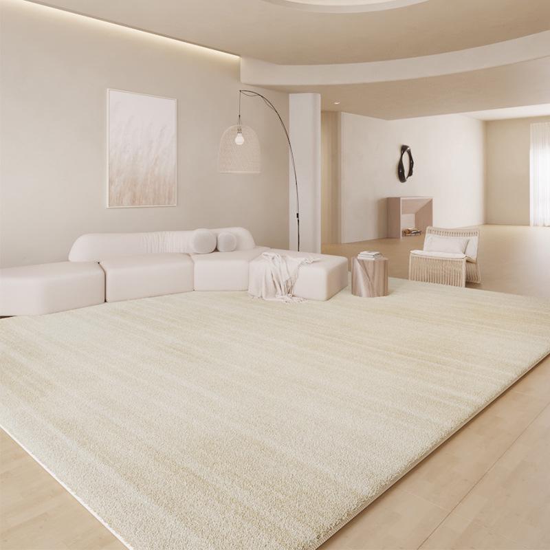 Minimalist Thickened Lambskin Carpet for Living Room, Bedroom, or Bay Window