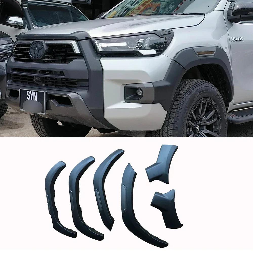 

Mudguard Fender Flares Wheel Arch for Toyota Hilux Revo 2015-2025 year models with Grey layer Surface Car Styling Accessories